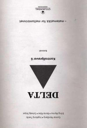 "Delta 6 - kontrollprøver : matematikk for mellomtrinnet" av Gunnar Nordberg