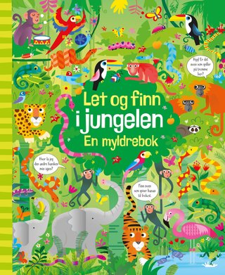 "Let og finn i jungelen - en myldrebok" av Kirsteen Robson
