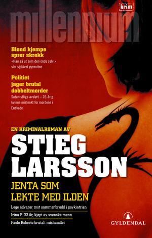 "Jenta som lekte med ilden" av Stieg Larsson