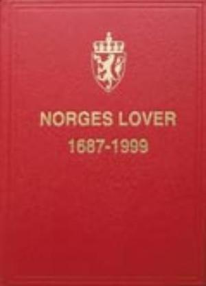 "Norges lover 1687-1999" av Det Juridiske fakultet, Universitetet i Oslo