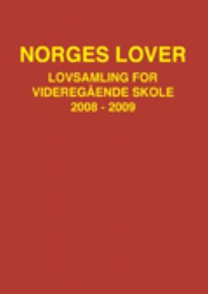 "Norges lover - lovsamling for videregående skole 2008-2009" av Thor Rasmus Bjerknes