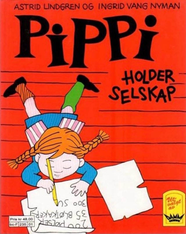 "Pippi holder selskap" av Astrid Lindgren