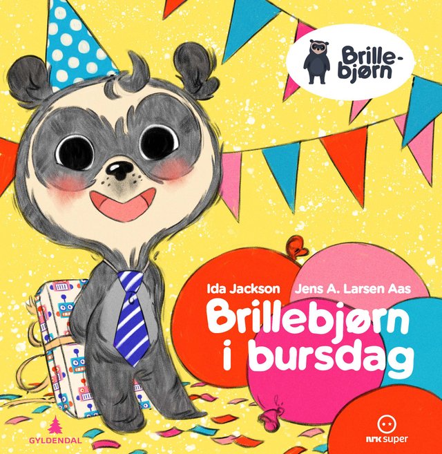 "Brillebjørn i bursdag" av Ida Jackson