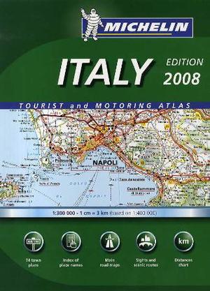 "Italia - atlante stradale e turistico = atlas routier et touristique = tourist and motoring atlas = Strassen- und Reiseatlas = toeristische wegenatlas = atlas de carreteras y turístico" 