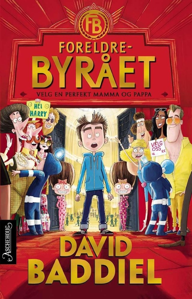 "Foreldrebyrået - velg en perfekt mamma og pappa" av David Baddiel