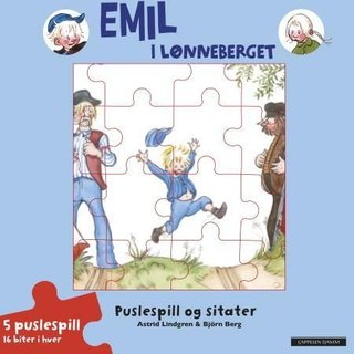 "Emil i Lønneberget - puslespill og sitater" av Astrid Lindgren
