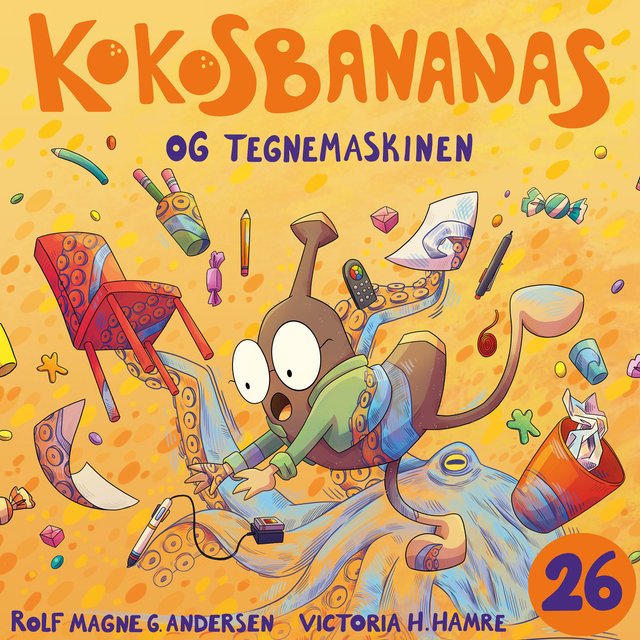 "Kokosbananas og tegnemaskinen" av Rolf Magne G. Andersen