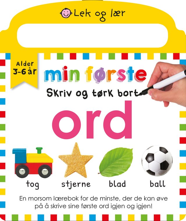 "Ord - skriv og tørk bort" av Aimée Chapman
