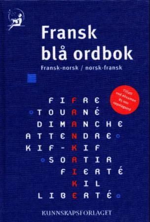 Fransk blå ordbok - fransk-norsk, norsk-fransk
