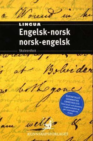 "Lingua - engelsk-norsk, norsk-engelsk skoleordbok" 