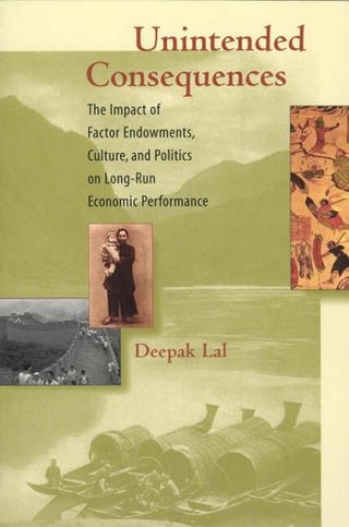 "Unintended Consequences The Impact of Factor Endowments, Culture and Politics on Long-run Economic Performance (Ohlin Lectures S.)" av Deepak Lal
