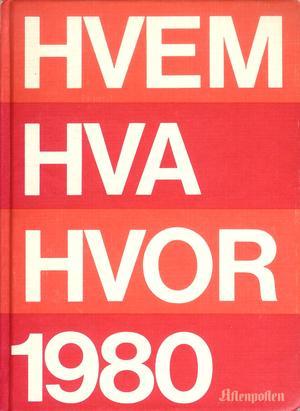 Hvem hva hvor 1980 - Aftenpostens aktuelle oppslagsbok