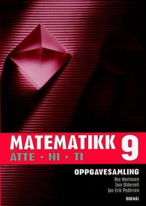 "Matematikk åtte ni ti 9 - oppgavesamling" av Roy Martinsen