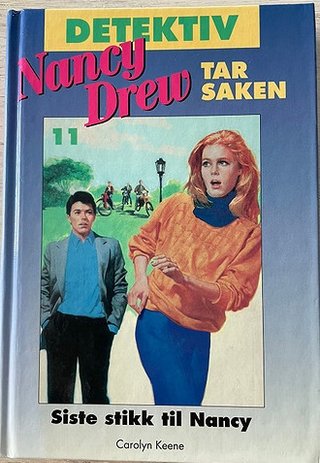 "Siste stikk til Nancy" av Carolyn Keene