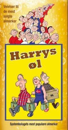 Harrys øl - en veiviser til de mest solgte ølmerkene på Systembolaget
