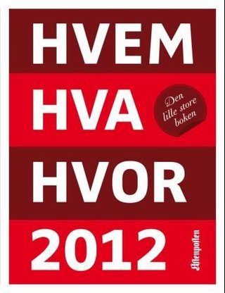 "Hvem hva hvor 2012" av Thomas Kolåsæter