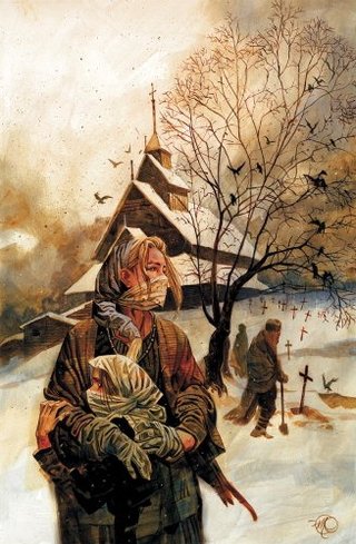 "Northlanders Vol. 4 The Plague Widow" av Brian Wood