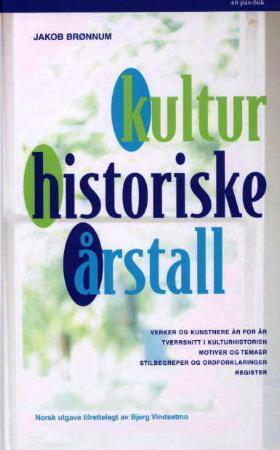 "Kulturhistoriske årstall" av Jakob Brønnum