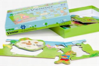 Venner - en puslefortelling. Puslespill