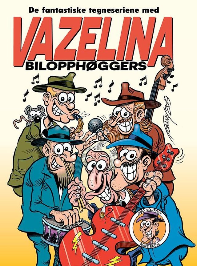 "De fantastiske tegneseriene med Vazelina bilopphøggers - Vol. 1" av Tommy Sydsæter