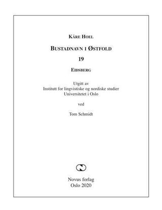 Bustadnavn i Østfold - 19 : Eidsberg