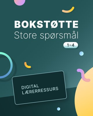Store spørsmål 1-4, Bokstøtte - KRLE for barnetrinnet