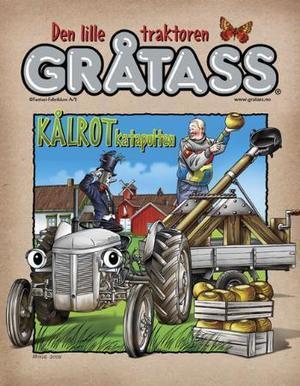 "Den lille traktoren Gråtass - kålrotkatapulten" av Morten Myklebust