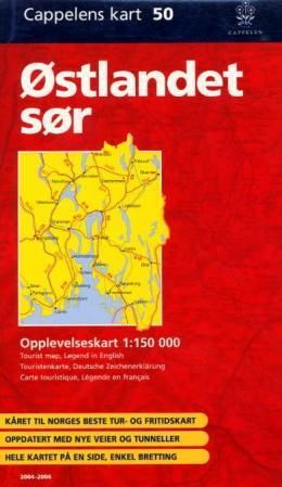 Østlandet sør 2004-2007 - opplevelseskart