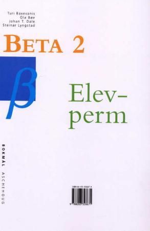 Beta 2 - elevperm