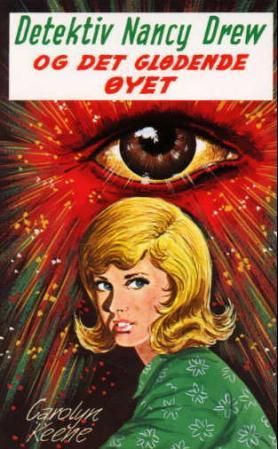 "Detektiv Nancy Drew og det gl√∏dende √∏yet" av Carolyn Keene
