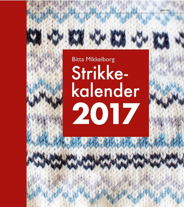 "Strikkekalender 2017" av Bitta Mikkelborg