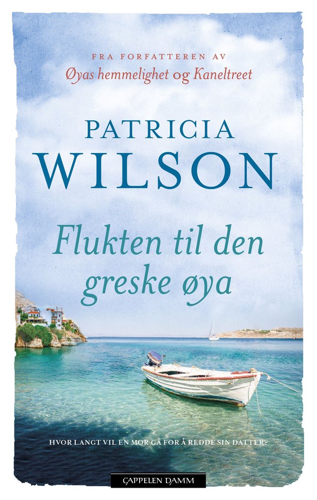 "Flukten til den greske øya" av Patricia Wilson