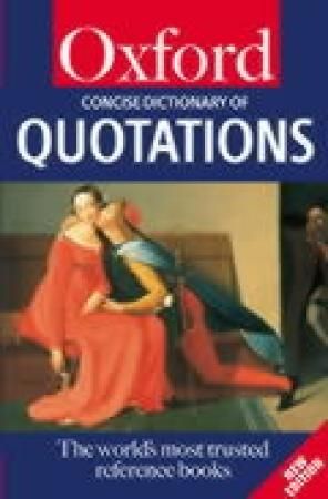 "The concise Oxford dictionary of quotations" av Elizabeth Knowles