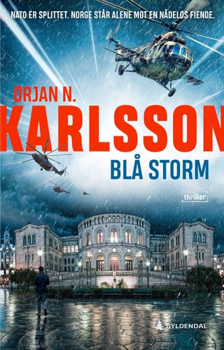 "Blå storm thriller" av Ørjan N. Karlsson