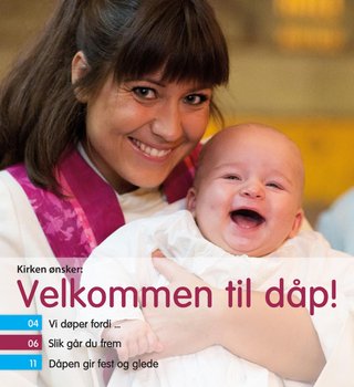 Kirken ønsker velkommen til dåp