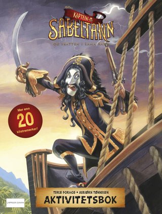 Kaptein Sabeltann og skatten i Lama Rama - aktivitetsbok med klistremerker