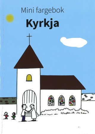 Mini fargebok - kyrkja