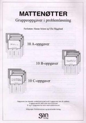"Mattenøtter C - gruppeoppgaver i problemløsning" av Hanne Solem