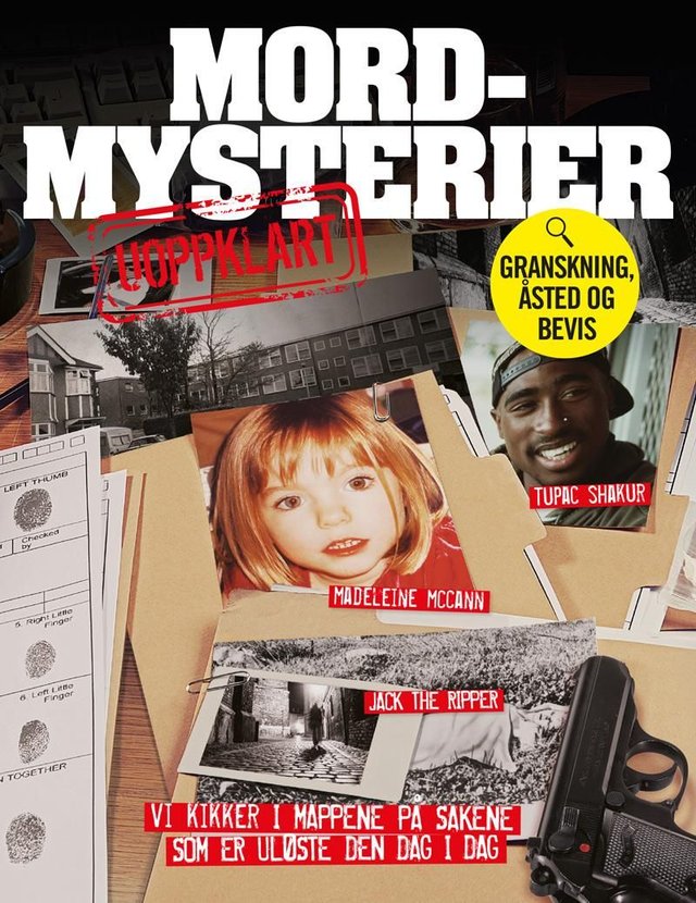 "Mordmysterier - uoppklart" av Rolf Fiske