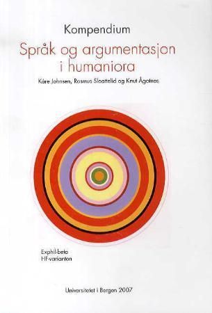 Språk og argumentasjon i humaniora - kompendium