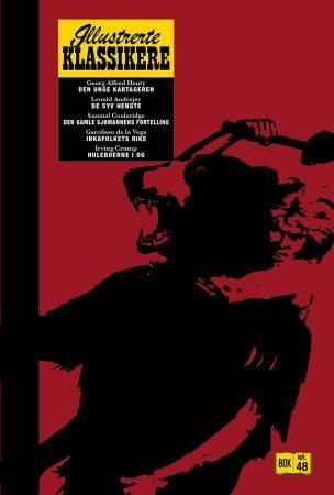"Den unge kartageren ; De syv hengte ; Den gamle sjømannens fortelling ; Inkafolkets rike ; Huleboerne i Og" av George Alfred Henty