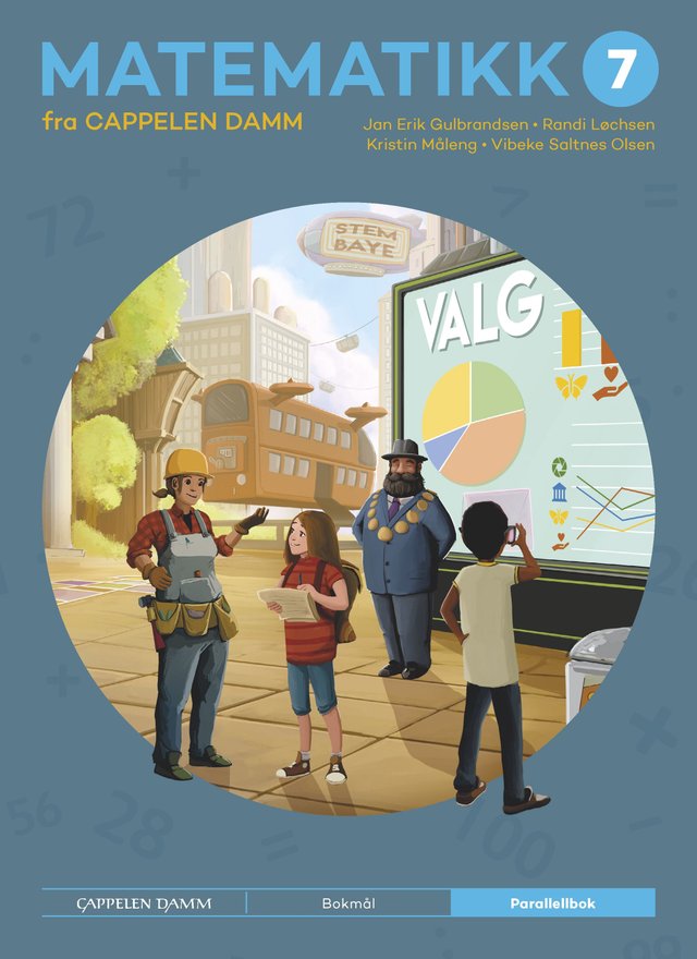 "Matematikk 7 fra Cappelen Damm - Parallellbok" av Jan Erik Gulbrandsen