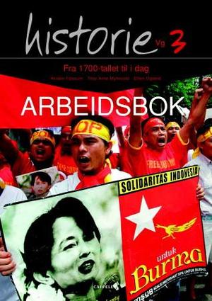 "Historie vg3 - arbeidsbok : fra 1700-tallet til i dag" av Kristin Fossum