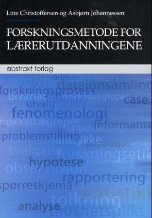 "Forskningsmetode for lærerutdanningene" av Line Christoffersen