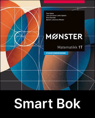 Mønster 1T, Smart Bok - matematikk SF, vg1