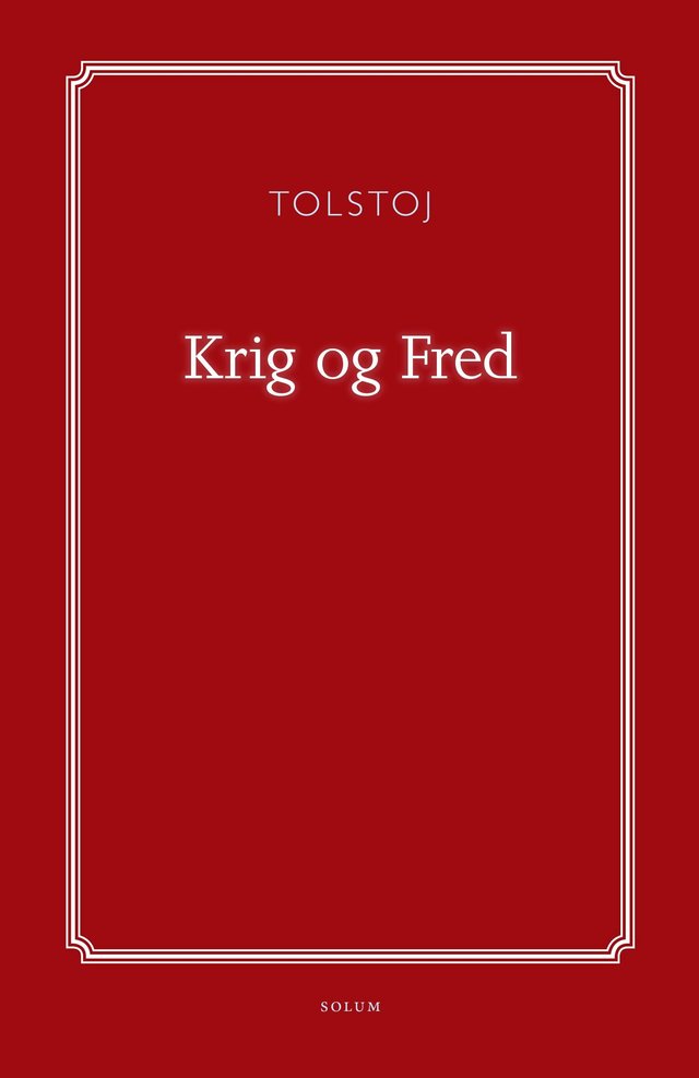 "Krig og fred" av Leo Tolstoj