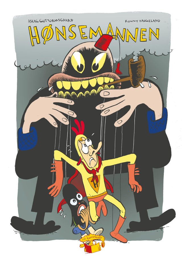 "Hønsemannen - "Hønsemannen vs. Røykemannen"" av Aslag Guttormsgaard