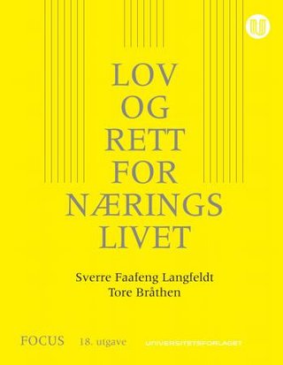 "Lov og rett for næringslivet" av Sverre Faafeng Langfeldt