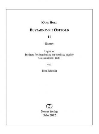 Bustadnavn i Østfold - 11 : Onsøy