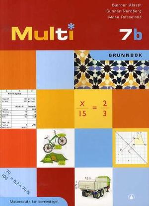 "Multi 7b - grunnbok : matematikk for barnesteget" av Bjørnar Alseth